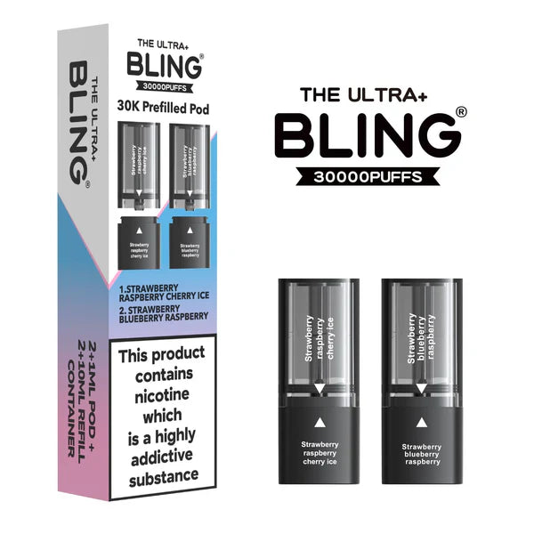 The Bling Ultra Plus 30K Refill Pods - Box Of 5