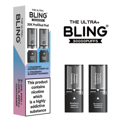 The Bling Ultra Plus 30K Refill Pods - Box Of 5