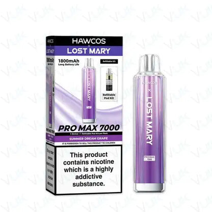 Hawcos x Lost Mary Pro Max 7000 Prefilled Pod Kit - Box of 5