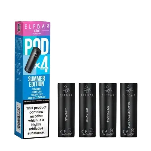 Elf Bar 4-in-1 3200 Prefilled Pods - Box of 10