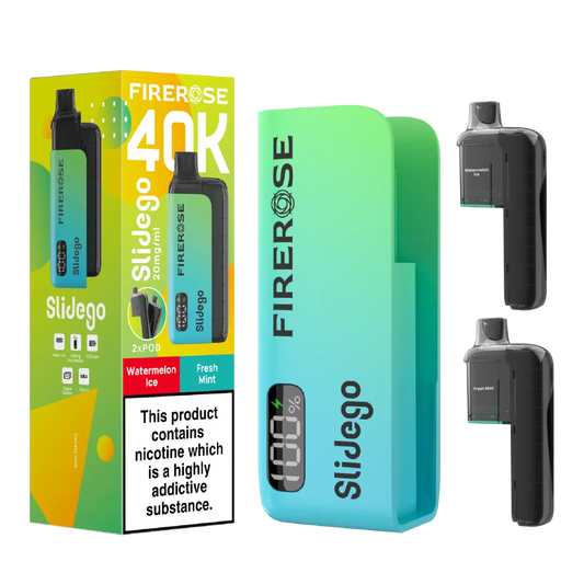 Firerose Slidego 40K Prefilled Pod Kit - Box of 5