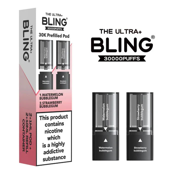 The Bling Ultra Plus 30K Refill Pods - Box Of 5